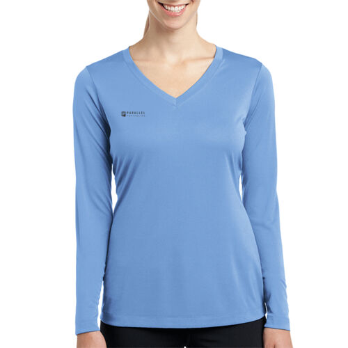 LC - Ladies Long Sleeve PosiCharge ® Competitor V Neck Tee Thumbnail